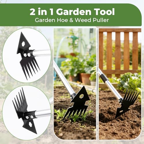 2-in-1 Dual-Head Garden Hoe Weeder