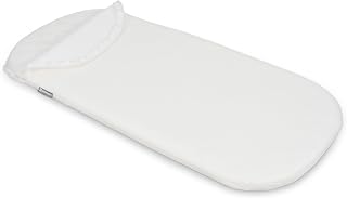 UPPAbaby Bassinet Mattress Cover/Extra Cover for Bassinets 2018-Later/Ultra Soft and Comfortable/Machine Washable/White