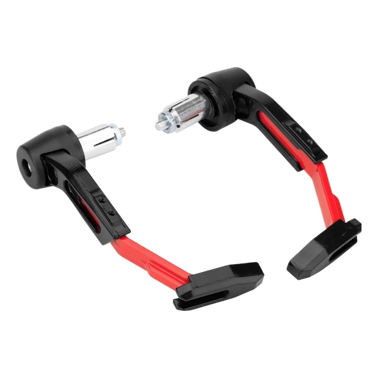 Beqlxta Red Brake Lever Guard Motorcycle Brake Horn Guard Modified Aluminum Alloy Anti-Fall Bow Brake Protection Horn Guard(Red)