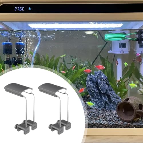 Image of CALANDIS 2X Aquarium Light Mounting Bracket Portable Aquarium Lamp Stand for Aquarium 10X5X2Cm | Lighting & Bulbs | Fish & Aquariums
