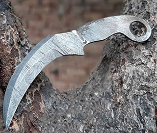 KE-0515-HK Custom Handmade Damascus Knife 11