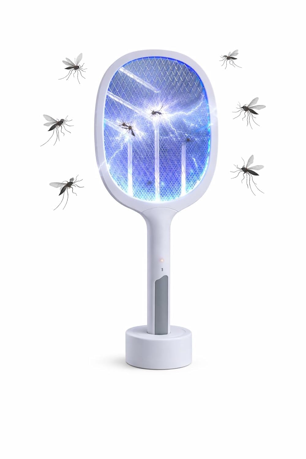 Mosquito Bat with Light Lamp Five Nights Mosquito Killer Autokill 2-in-1 Mosquito Racket Lithium-Ion Rechargeable Battery Fly Deep Racket Cleaner-image-8