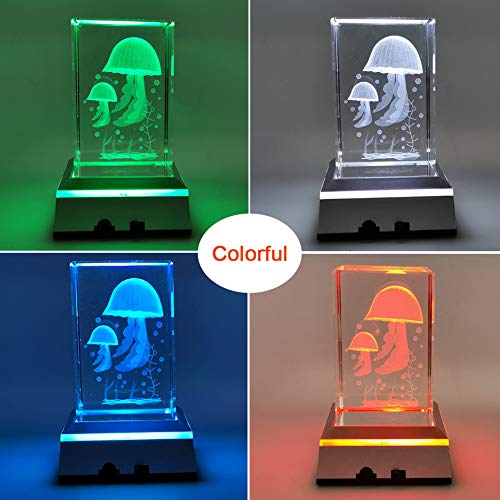 IFOLAINA LED Light Base Multicolor Pedestal Color Show Stand Lighted Display Plate Battery Powered with Flat Top Surface for 3D Glass Art IFOLAINA LED Light Base Multicolor Pedestal Color Show Stand Lighted Display Plate Battery Powered with Flat Top Surface for 3D Glass Art
