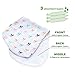 MiiYoung 5-Pack Baby Burp Cloths for Girls, Triple Layer, 100% Organic Cotton, Soft and Absorbent Towels, Burping Rags for Newborns Set (Woodland)