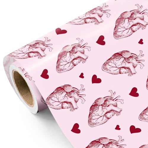 Papier cadeau gothique WRAPAHOLIC anti-déchirure rouleau 43,2cm