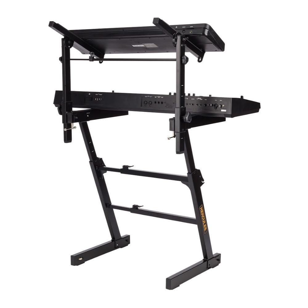 【極美品】HERCULES KS410B Z型 2段キーボードスタンド Amazon.com: Hercules KS410B Auto Lock Double Tier Z KB Stand