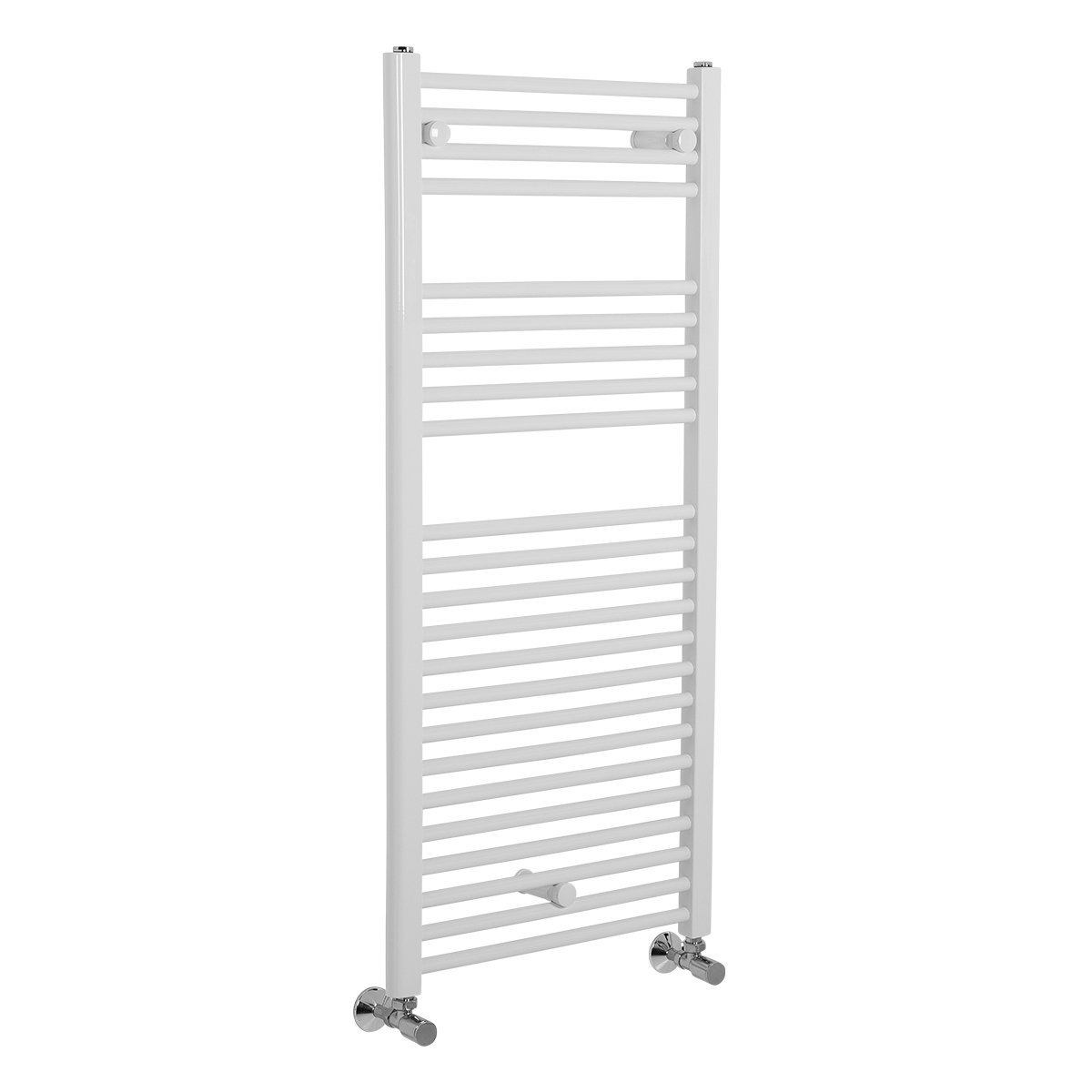 Warmehaus White Straight Bathroom Heated Towel Warmer Radiator Rail Rad 1100 X 500 Central Heating Ladder