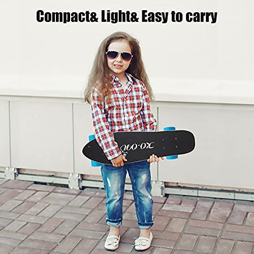 Image of KO-ON Skateboard Complete Skateboards 22 Inch Mini Cruiser Skateboards for Beginners Kids Boys and Girls
