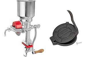 Victoria Cast Iron Tortilla Press & Grain Grinder
