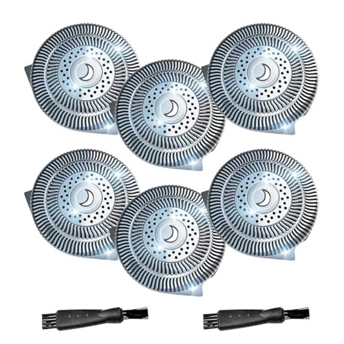 6 Pack HQ9 Replacement Shaver Heads Compatible with Philips Norelco HQ9 Replacement Blades for Philips Electric Shaving HQ8120 HQ8140 HQ8142