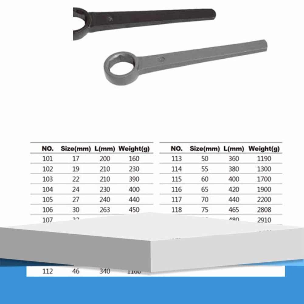 Sześciokątny klucz Torx, stalowy klucz prosty 30 mm - klucz sześciokątny Torx z pojedynczym końcem 22-100 mm