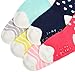 Carter's Toddler Girl's Girl Crew Socks (6 Pack) Sockshosiery, multi/color hearts/stripes, 2-4 Years