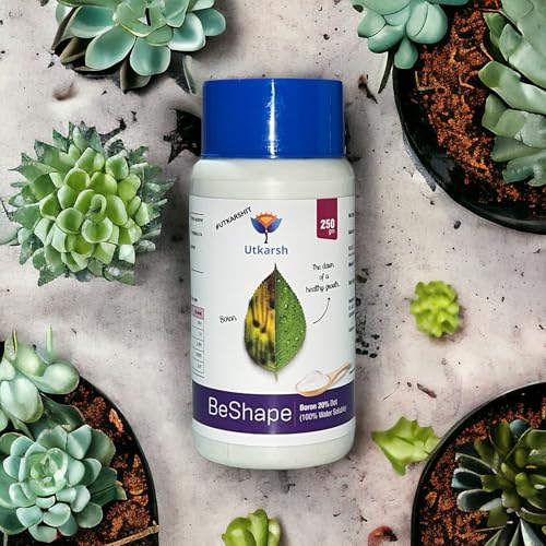 Utkarsh BeShape (Disodium Octaborate Tetrahydrate- Boron 20%, 100% Water Soluble Foliar Spray EDTA Chelated Fertilizers) Reduces Fruit Cracking,... - Image 5