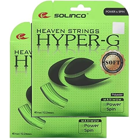 Solinco Cuerda de tenis suave Hyper-G – 2 paquetes Cover