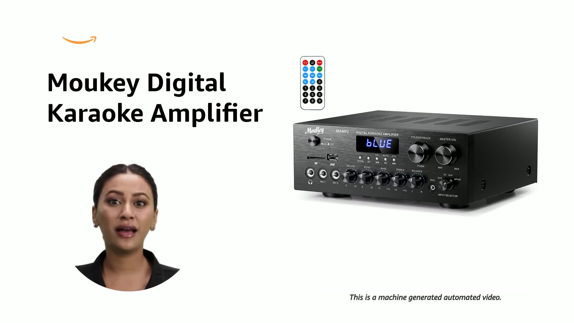 Moukey Bluetooth Power Amplifier System - 220W Dual Channel Sound