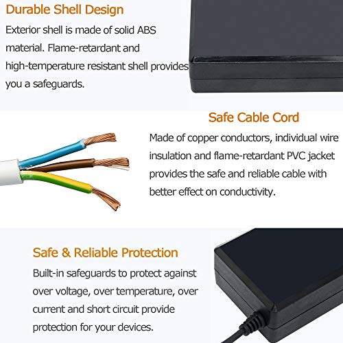12V 8A 96W Power Supply Adapter AC to DC Converter Charger AC 110V ~ 240V to DC 12V 8Amp Transformer for Water Pump, CCTV, Computer Project3