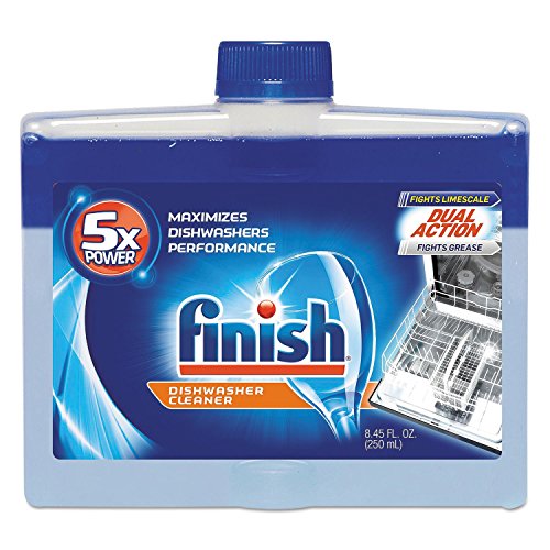 FINISH 95315 Dishwasher Cleaner, Fresh, 8.45 oz Bottle, 6/Carton