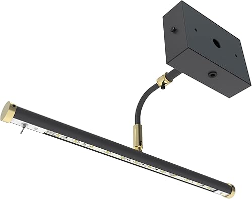 Miniatura 3 de Cocoweb Luz de imagen delgada montada en la pared de 16" en bronce aceitado