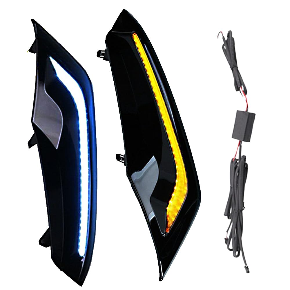 Riloer DRL - Luci diurne a LED per auto DRL, luci diurne a LED per auto DRL,Luce di Marcia Diurna, Sostituzione Fendinebbia a LED, Compatibile con Mazda 3 Axela 2019-2022