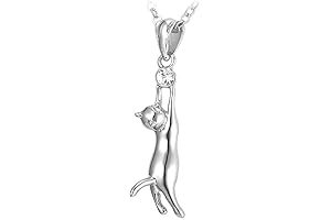 Elegant Cat Necklace - A Purr-fect Addition for Feline Fanciers!