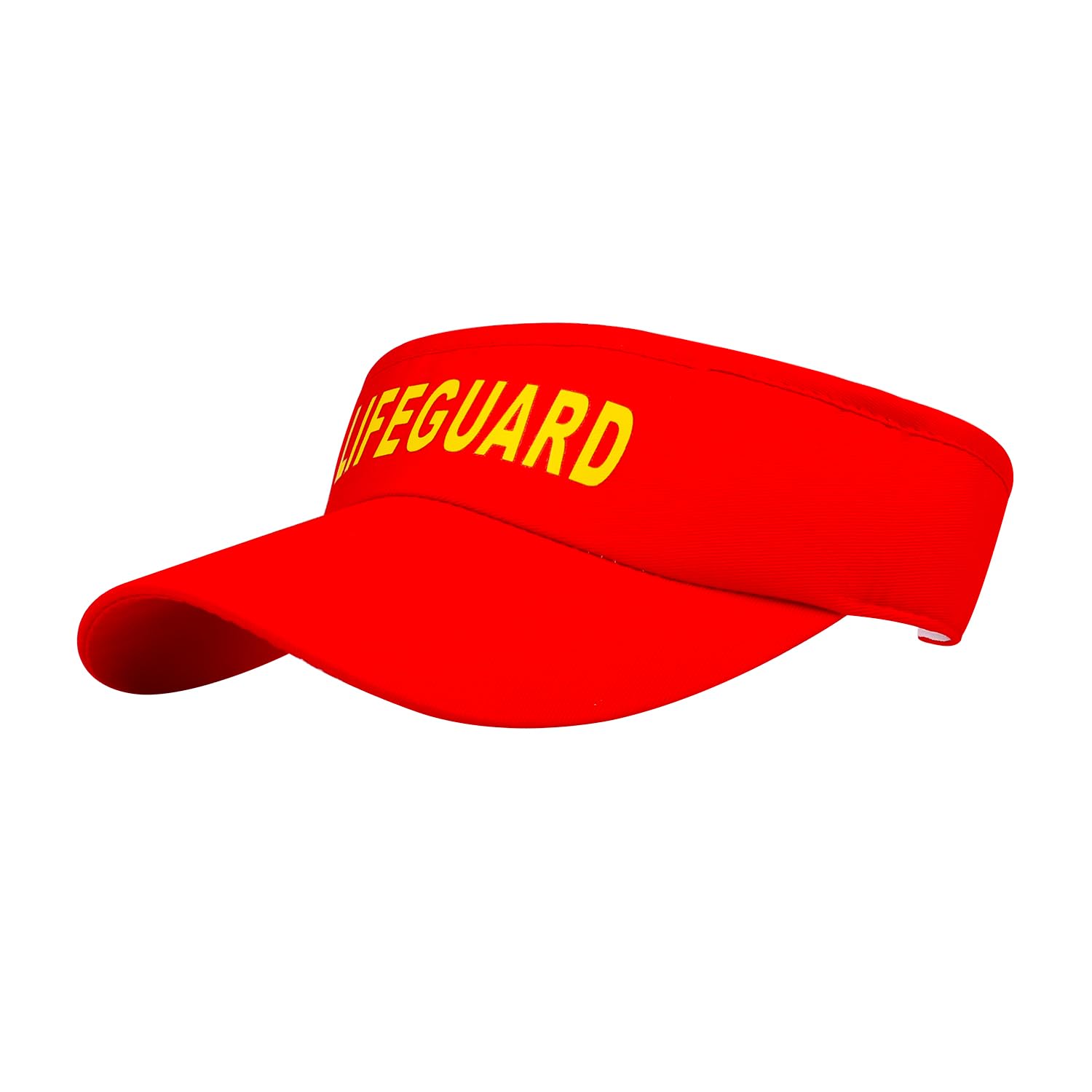 AOVNA Red Lifeguard Hat Adjustable Lifeguard Hat Sunscreen Hat Lifeguard Accessories Beach Natatorium Pool