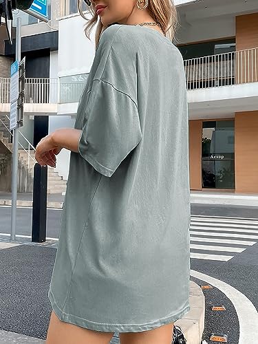 Image of Remidoo Oversized Graphic Tshirts for Women Casual Loose Fit Short Sleeve Tee