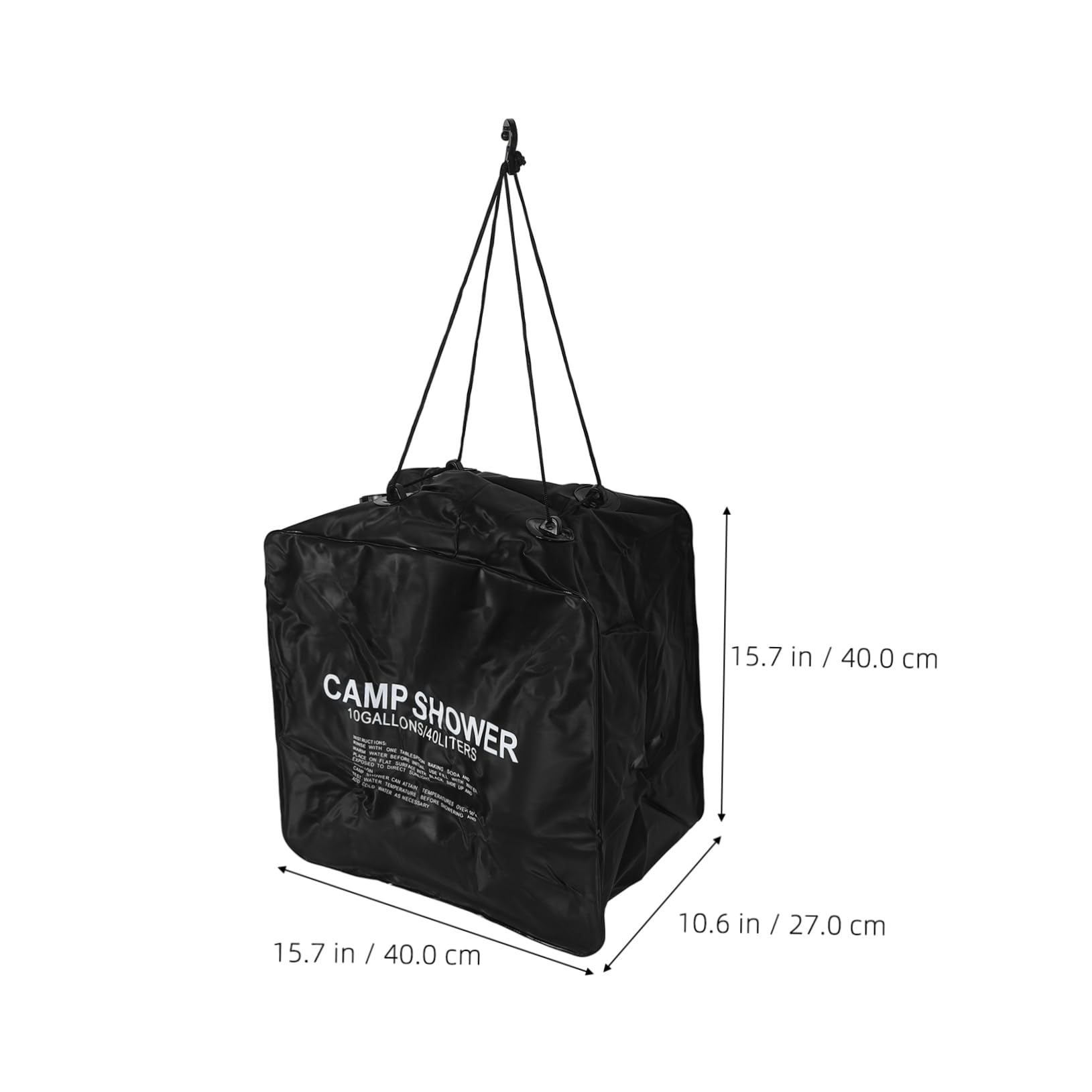 balacoo Solar Shower Bag Camping Portable Solar Water Heater Outdoor Shower Bag