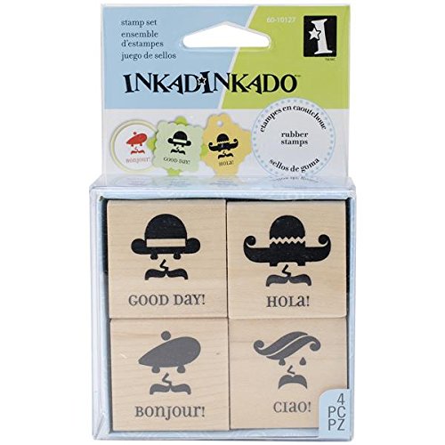 Inkadinkado Wood Stamp, Hello