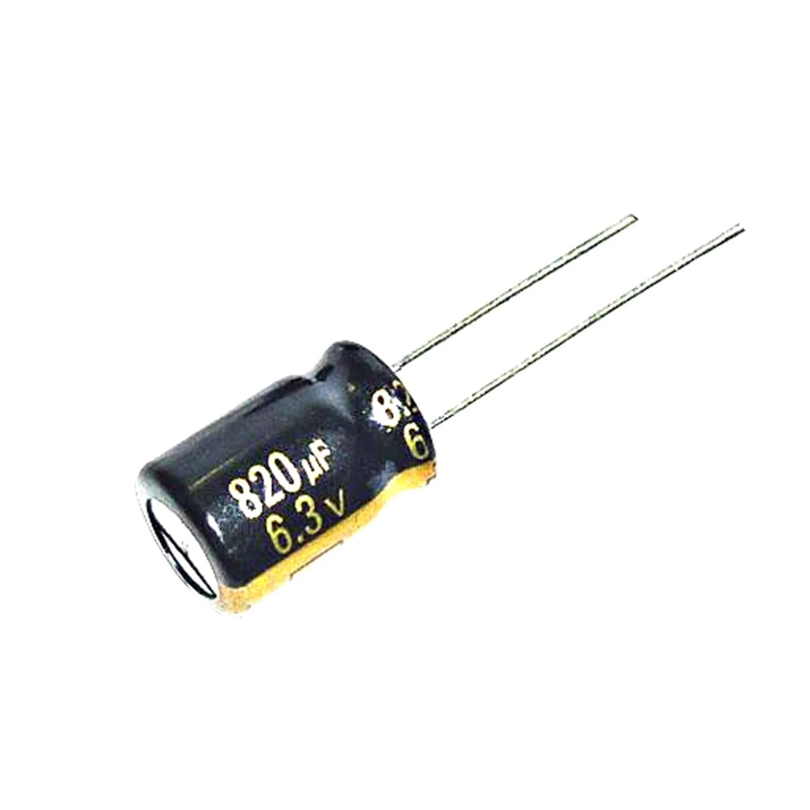 Condensateur électrolytique 6.3V 2200uF en aluminium pour réparation électronique