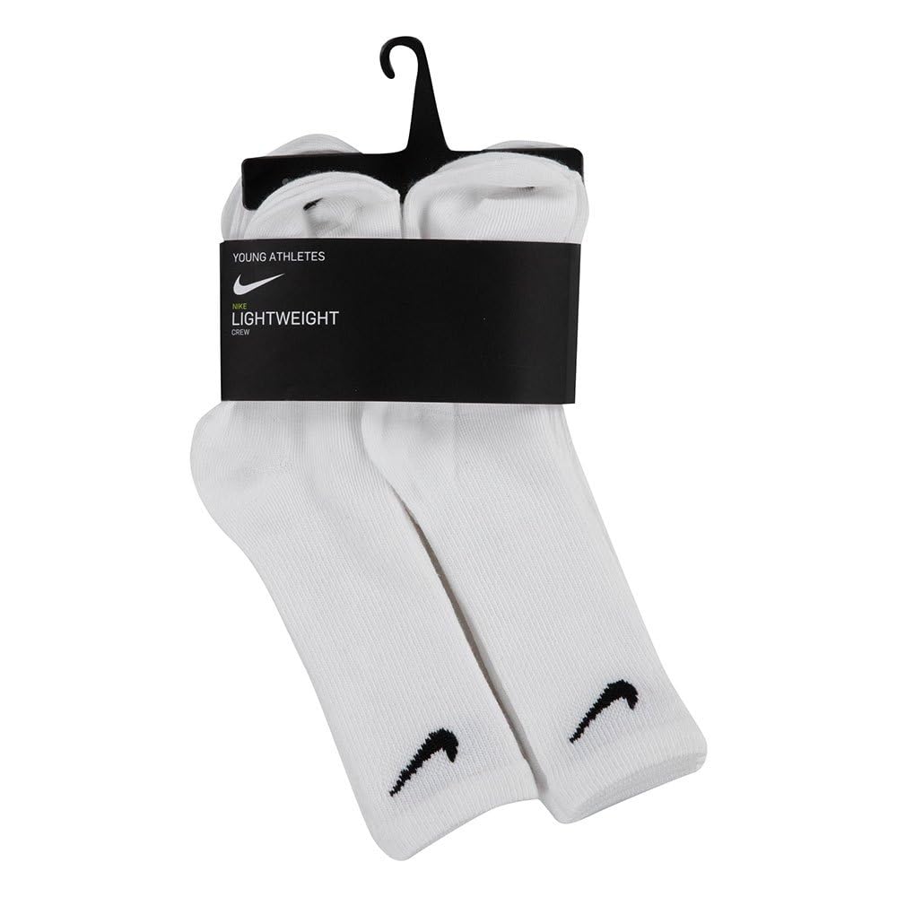 Nike Dzieci Colorful Pack Crew Skarpety White 5/7 lat