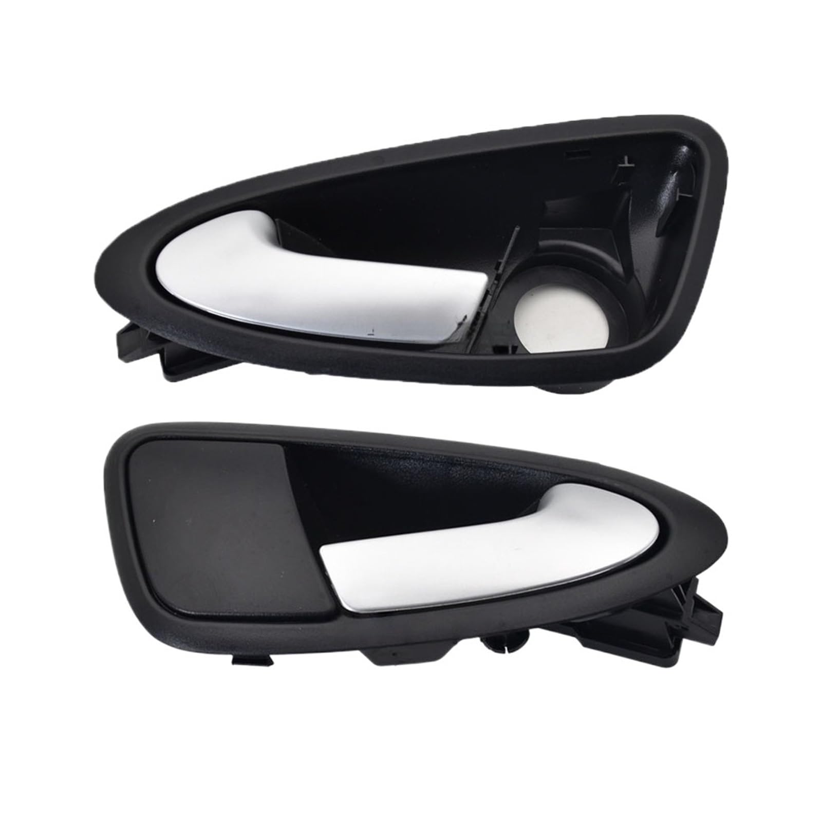 Rynvrncoe Matte Silver Front Car Door Handle For Seat For Ibiza 6J 2010-2022 6J1 837 113A 6J1 837 114A Auto Parts Car Interior Door Handle Left Or Right(Matte Silver Front)