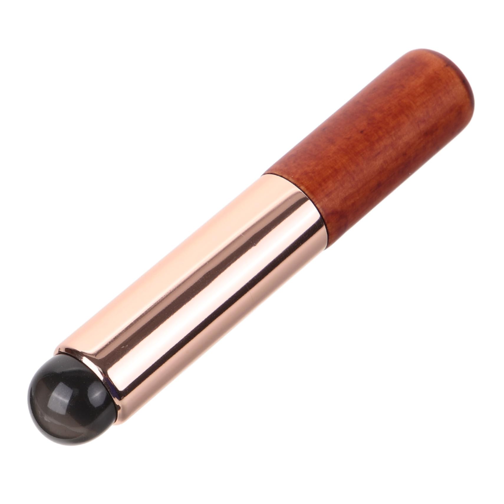 FRCOLOR Portable Lip Brush Applicator with Cover Durable Lipstick Wand for Women Gentle and Comfortable Lip Makeup Tool for Travel and Everyday Use