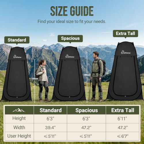 Wolfwise Pop Up Shower Tent