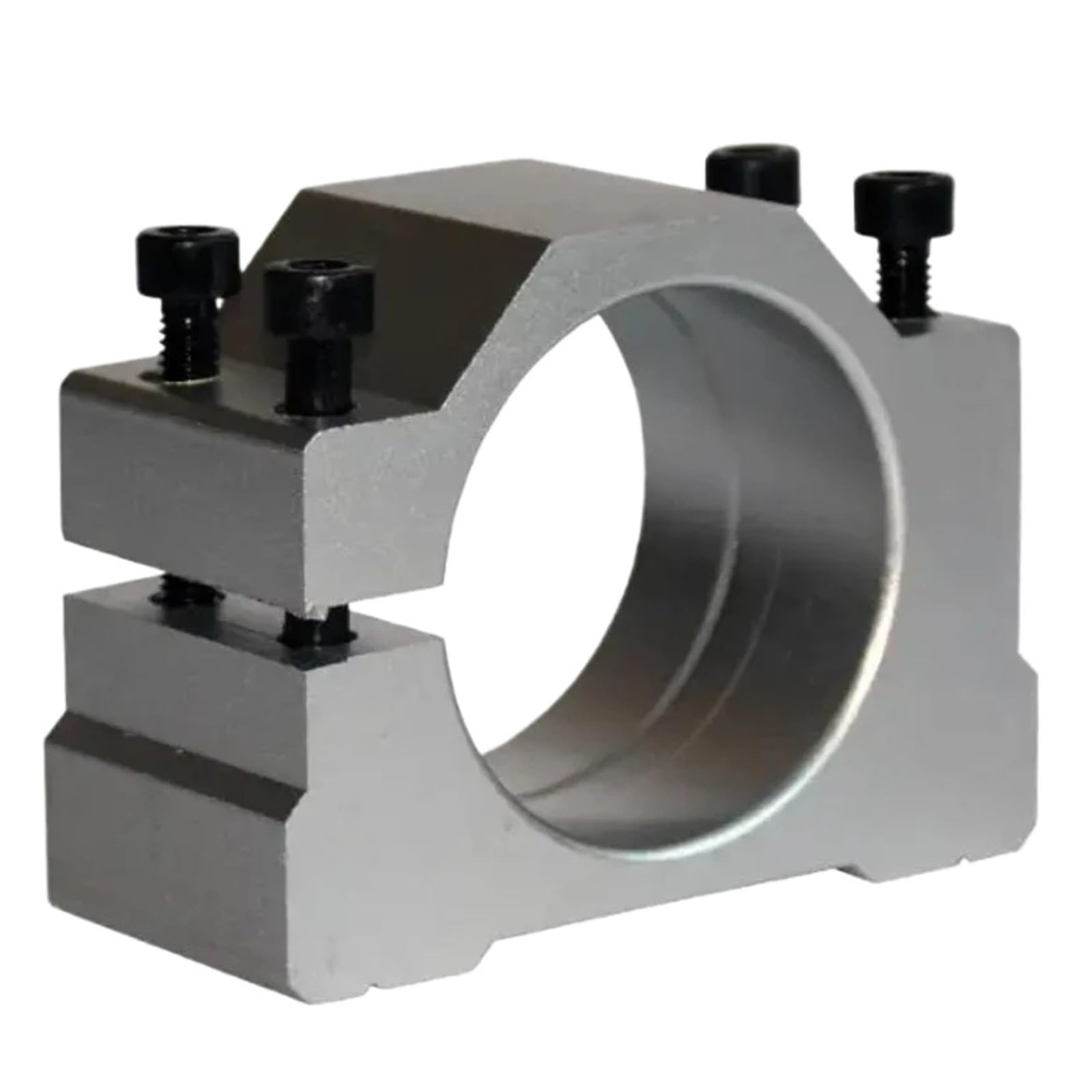 Lyvqzpwlr 65Mm Spindle Clamp， Cnc Spindle Motor Clamp， Cnc Router Spindle Clamp Mounting Bracket 57-70Mm Aluminum(65Mm)
