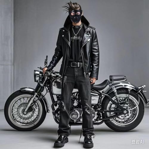 Image of Motorcycle Mask Full Face,Masks Skull Skeleton with Goggles Impact Resistant Tactical Mask for Halloween Paintball Game Movie Props Party (Skull-greyLens)