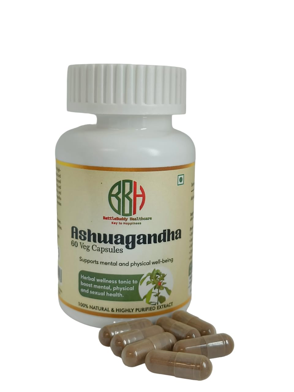 BattleBuddy Healthcare Pack of Daily Multivitamin and Ashwagandha Capsules