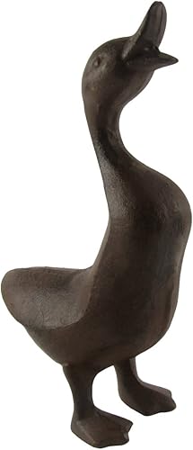 Estatua de jardín de pato de metal de los gurús del tesoro