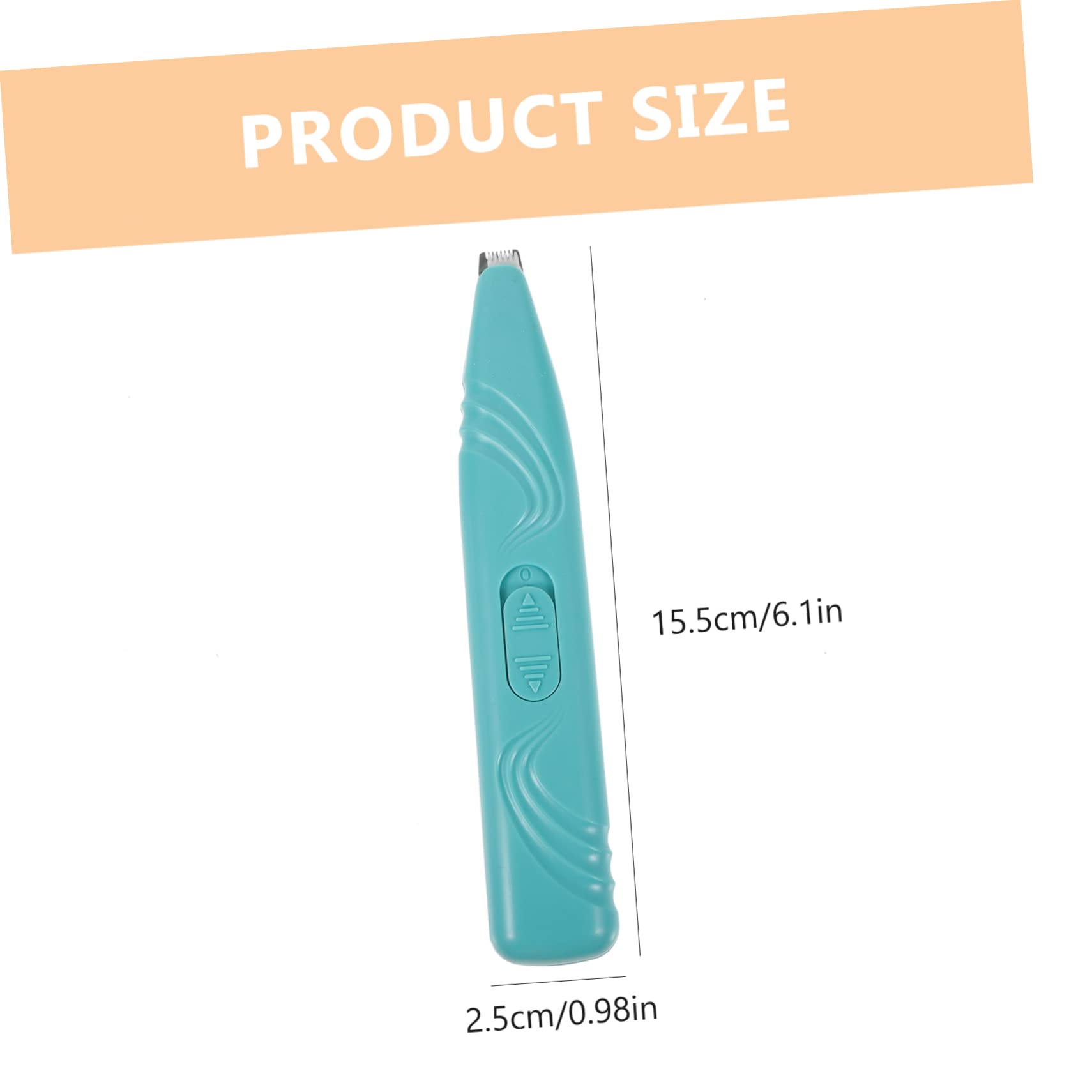 HOUDERCO Dog Paw Trimmer for Dogs Cats Low Noise Electric Grooming Tool Compact Safe Convenient for Home Pet Grooming Shops for Paws Claws Pets