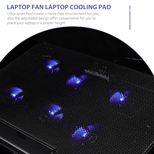 Base enfriadora para laptop 15.6 pulgadas con ventiladores y soporte miniatura 3