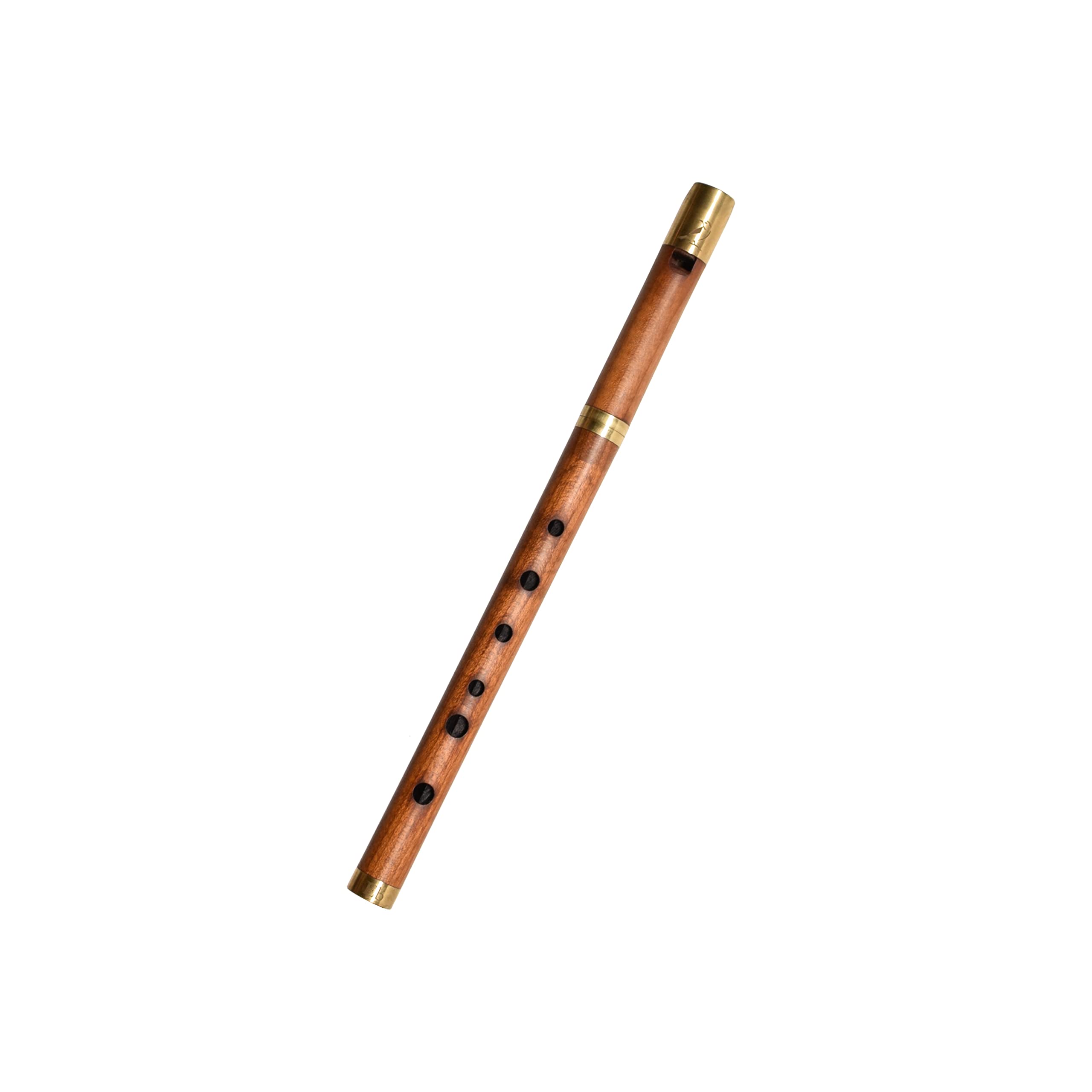 Wooden Whistle Key of Eb VEbC-01 Great Sound Hand Carved Stabilized Wood Flute Folk Wind Music Instrument Woodwind Handmade Brown