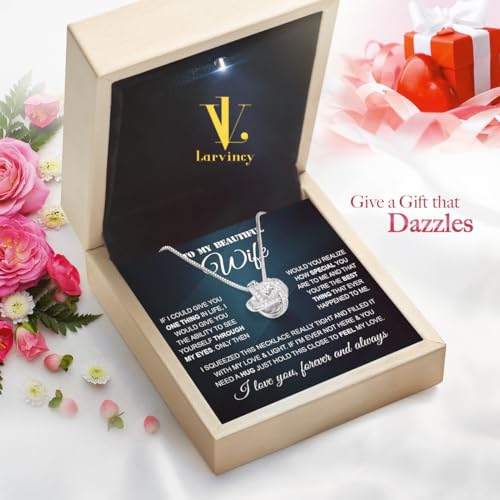 Christmas Gifts For Wife From Husband - To My Wife Necklace With Heartfelt Message And Elegant Gift Box, To My Soulmate Necklace For Women, Birthday Gifts For Wife, To My Wife Gifts From Husband - Image 3