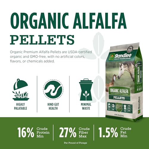 Standlee Organic Alfalfa Pellets for Horses, 40 lbs - Image 4