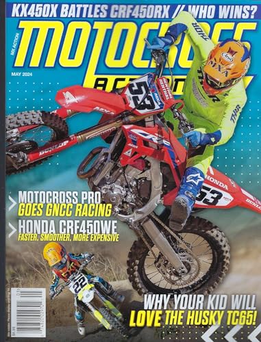 Cowboys & Indians Multiple Motocross Action Magazine May 2024 Husky Tc65 cover