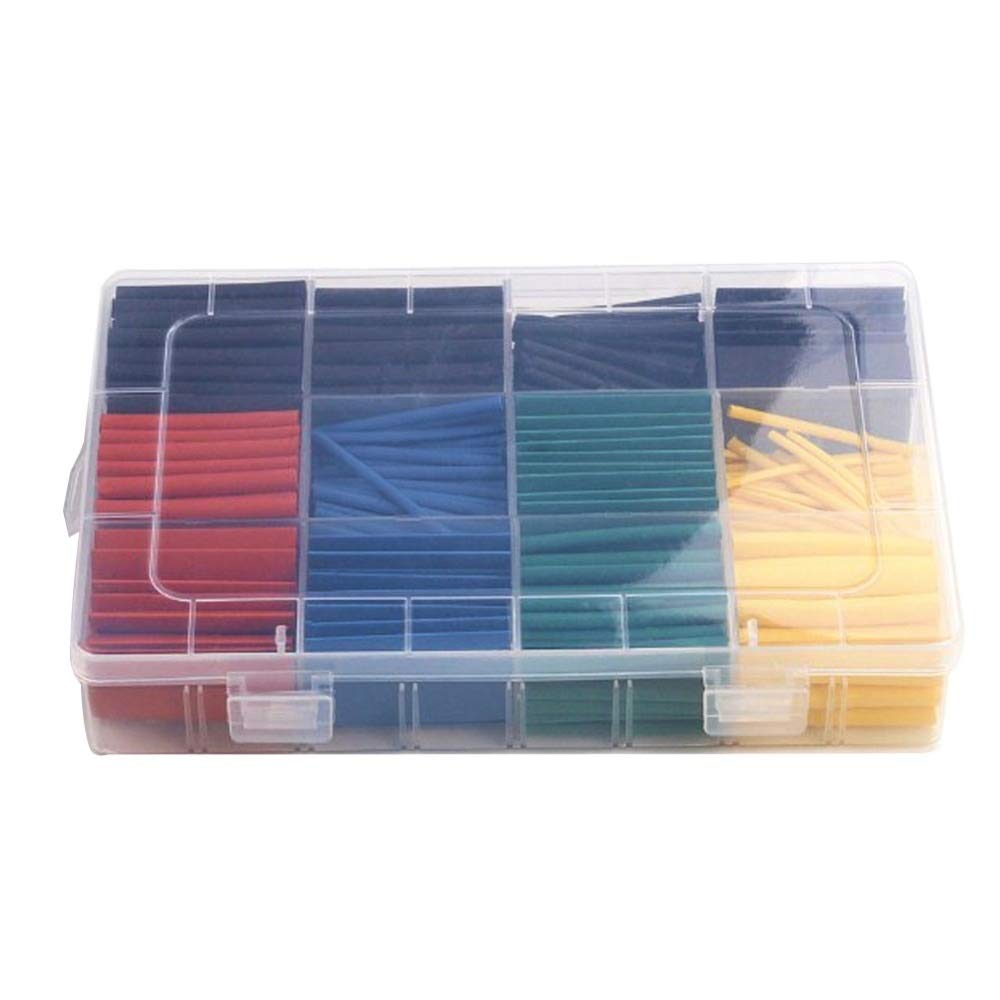 Tubi termorestringenti. Kit di Tubi termoretraibili for Isolamento Termico da 530 Pezzi for Elettronica, poliolefina, Guaine for Cavi
