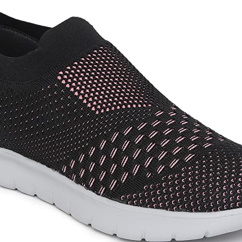 Image of Marc Loire Women's Lightweight Athleisure Knitted Active Wear Slip-On Casual Shoes