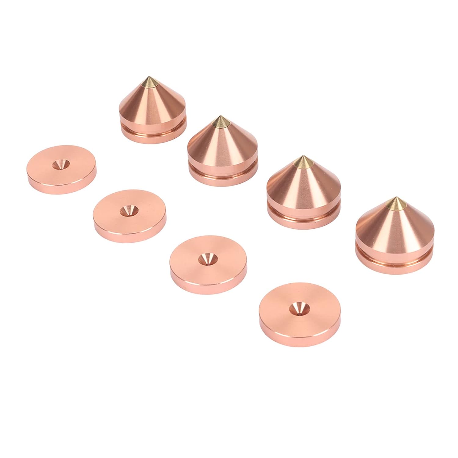 Speaker Isolation Feet Pads, High Stiffness Shock Absorption Speaker Spike Isolation Feet Pad