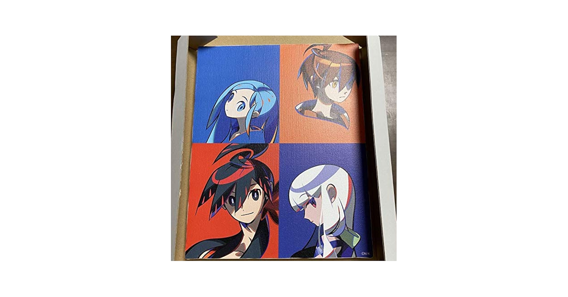 西尾維新大辞展 物語シリーズ 戯言シリーズ 刀語 F3キャンバスアート2枚セット 西尾維新大辞展 物語シリーズ 戯言シリーズ 刀語 F3キャンバス
