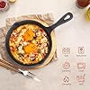 Z GRILLS Mini Cast Iron Skillets, Pre-Seasoned Cast Iron Frying Pan for Cooking & Grill, Stovetop, Camping Firepit, Induction, Oven Safe Cookware, 6.5 Inch #1