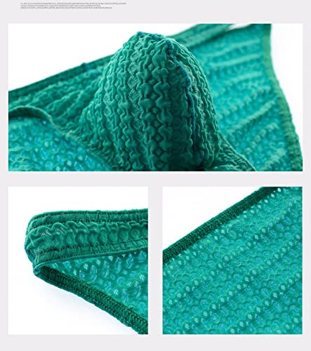 Men's Mesh G Strings Briefs Sexy Low-Rise Bikini Underwear3