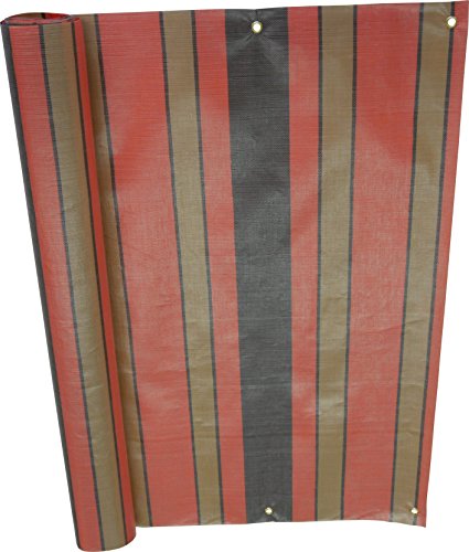 Angerer Balcony Covering No. 1300, Height: 75 cm, Length: 800 cm, Braun/Terra, hoch, Länge: 8 Meter